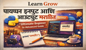 Python Input and Output In Marathi