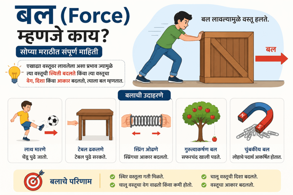 Force In Marathi